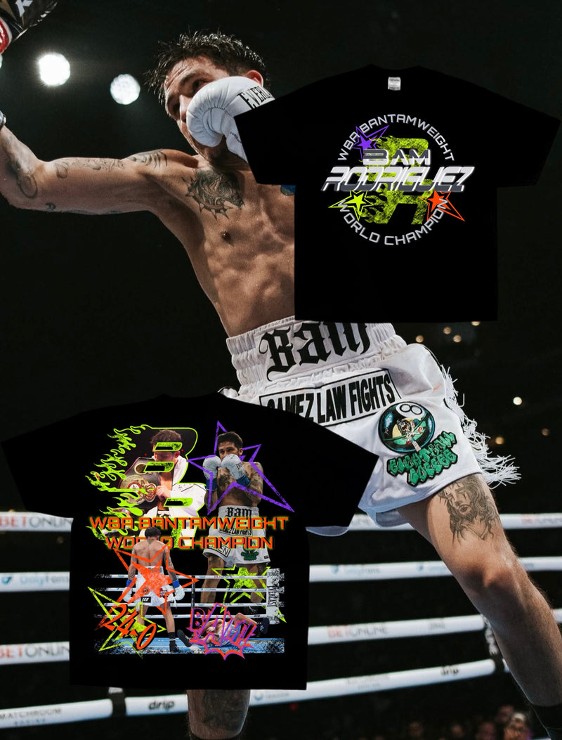 BAM RODRIGUEZ SEEING STARS BLACK TEE 2.0