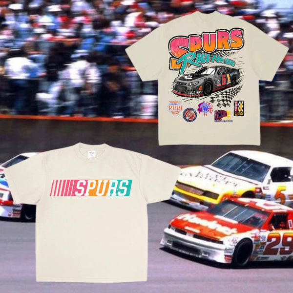 RACE FOR SEIS (off white distressed )